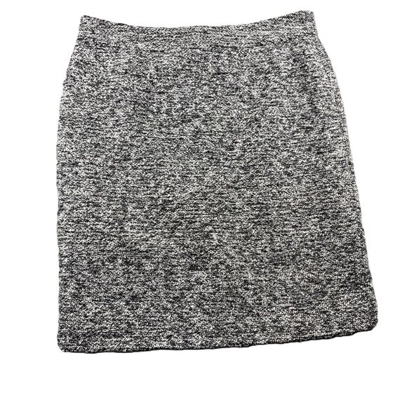 Garnet Hill Skirt Wool Blend Tweed Business Workwear Preppy Academia Sz 14 D105 - Picture 1 of 7